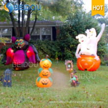 Halloween gato abóbora casa preto espírito fantasma insufláveis ​​Halloween decorações